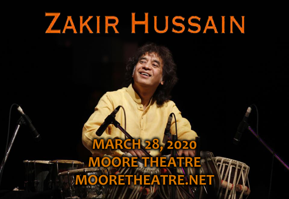 Zakir Hussain [POSTPONED] Tickets | 25th March | Moore Theatre in Seattle