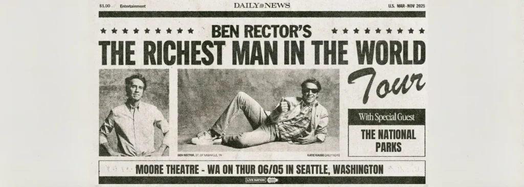 Ben Rector at Moore Theatre - WA